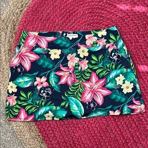 Floral Print Women's Skort